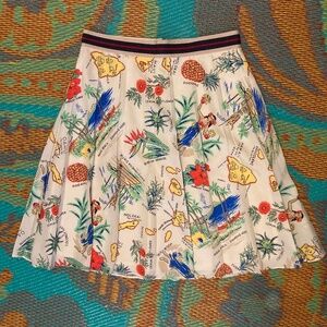 J.Crew Skirt Hawaii Print Size 00